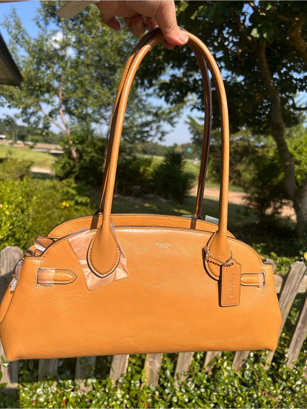 Coach Honey Brown Empire 34 NWT